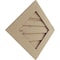 Ekena Millwork Timberthane Knotty Pine Diamond Faux Wood Non-Functional Gable Vent, Primed Tan, 36"W x 36"H GVURDI36X36DKPPR - alternate 3